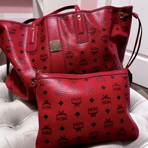 MCM Liz reversible large tote bag with smaller bag